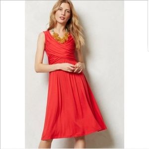 Anthropologie Girls of Savory Red Dress